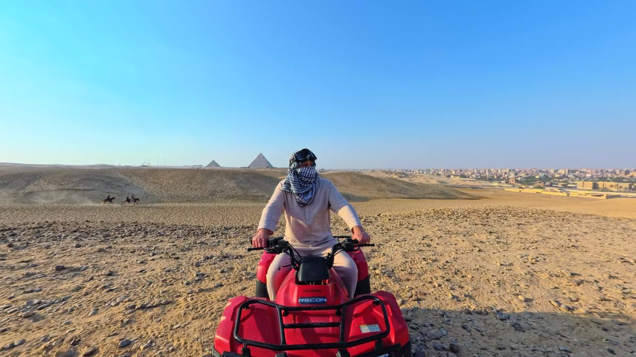 Quad Bike at Giza Pyramids