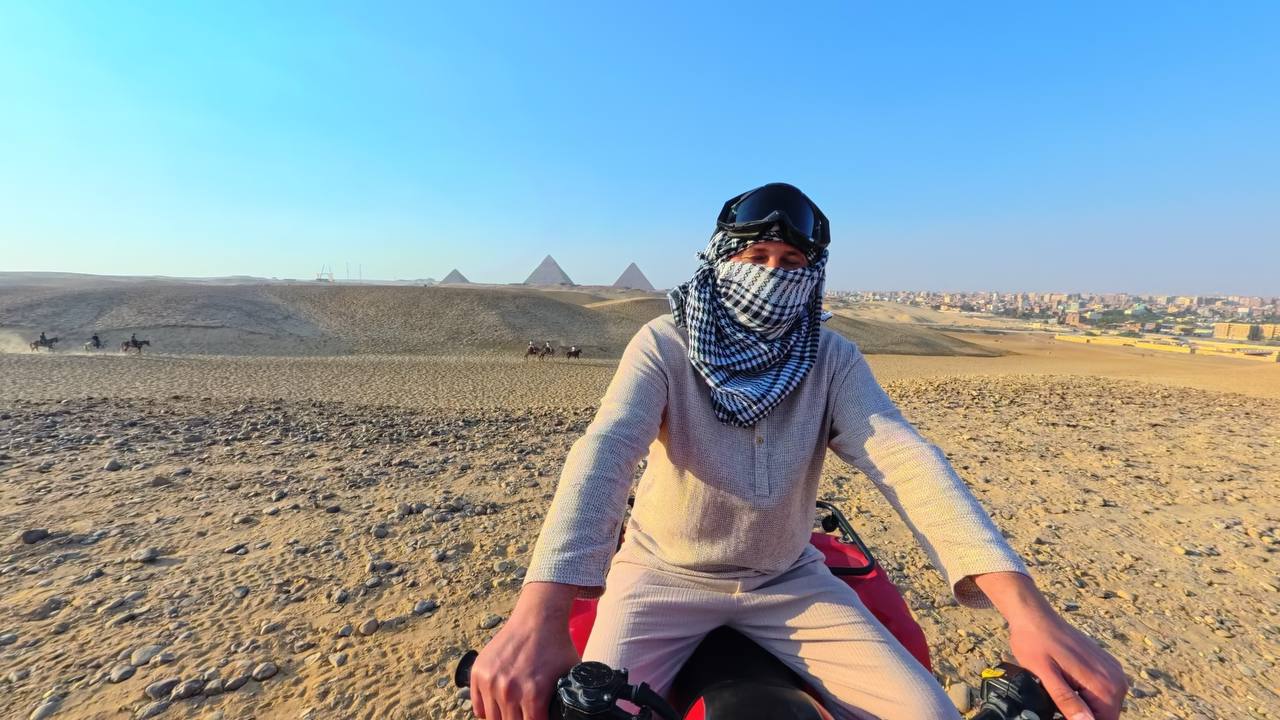 Quad Bike at Giza Pyramids