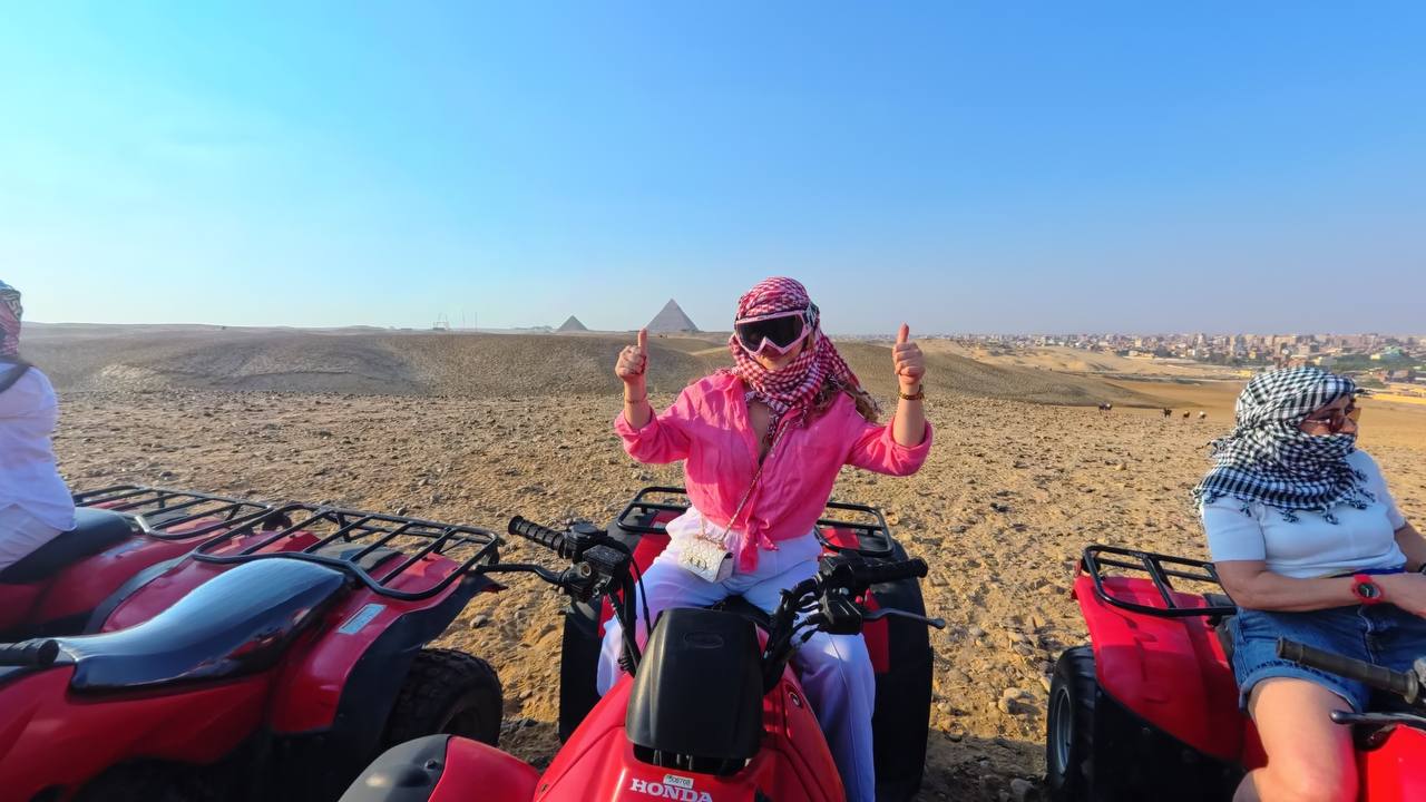 Quad Bike at Giza Pyramids