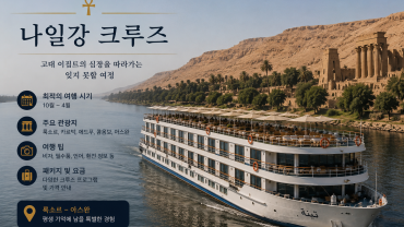 이집트 나일강 크루즈 완벽 가이드: 꼭 알아야 할 모든 정보