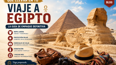 ¿Qué llevar en la maleta para viajar a Egipto?